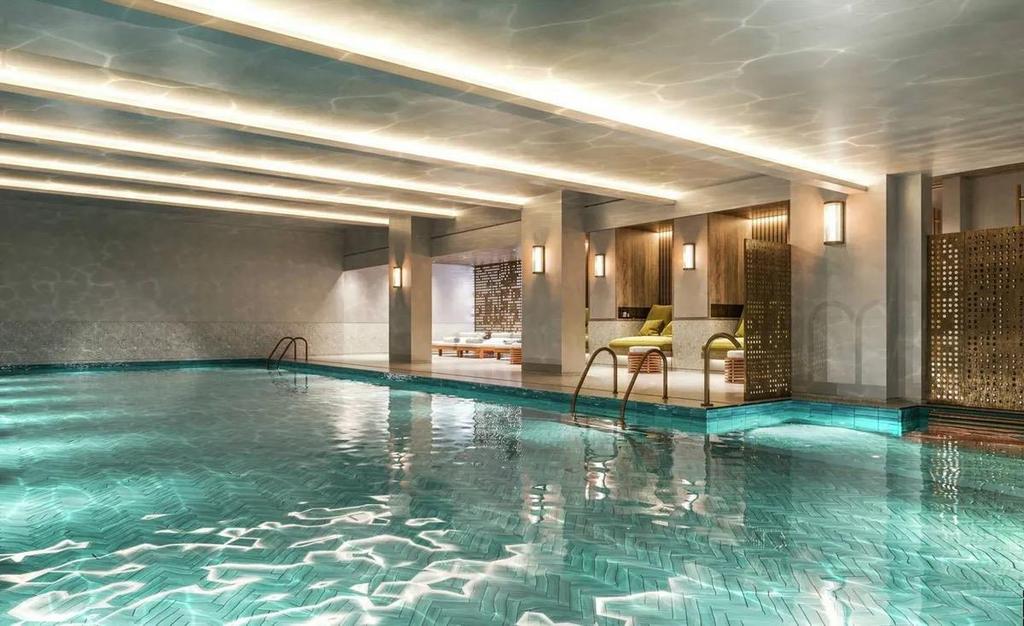 Swimming pool area, swimming pool