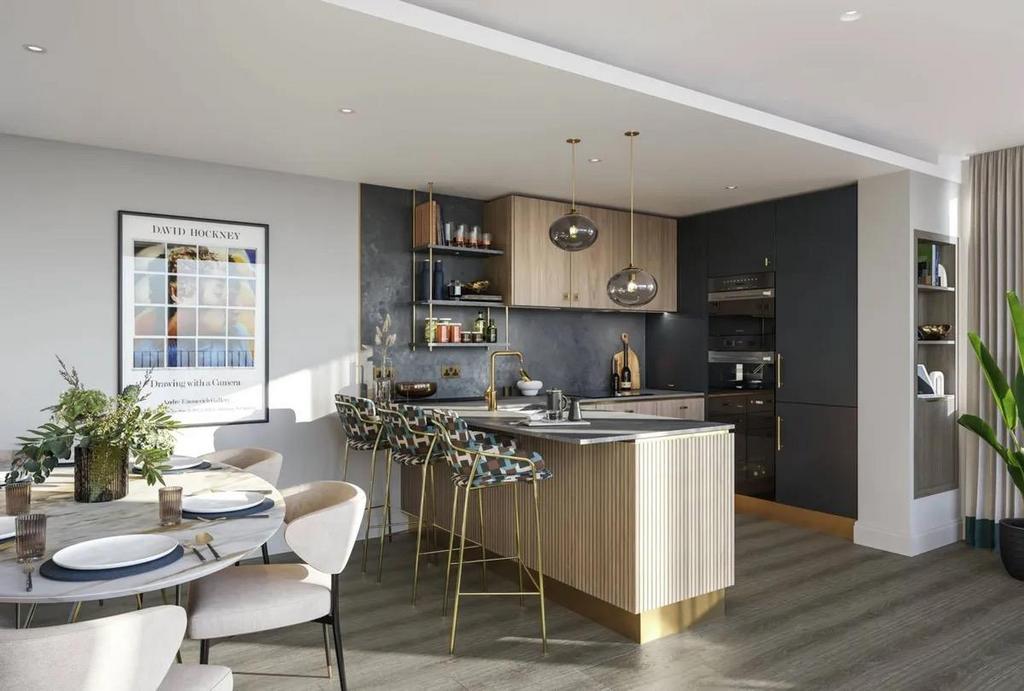 Kitchen, open plan living