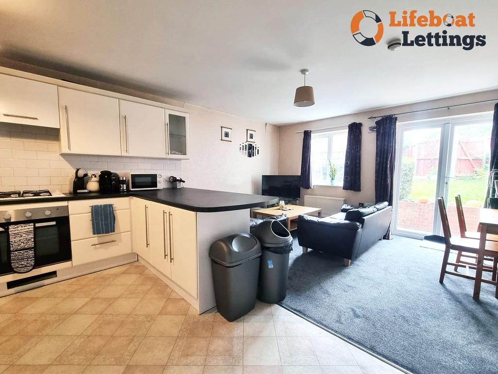 Shared kitchen living area