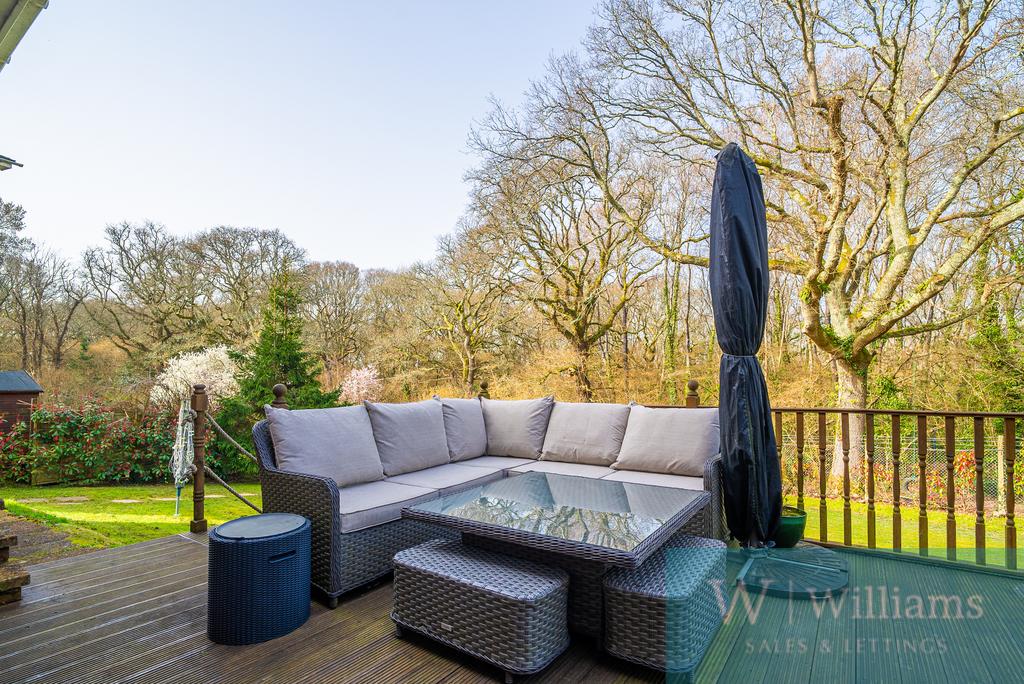 Raised decked area