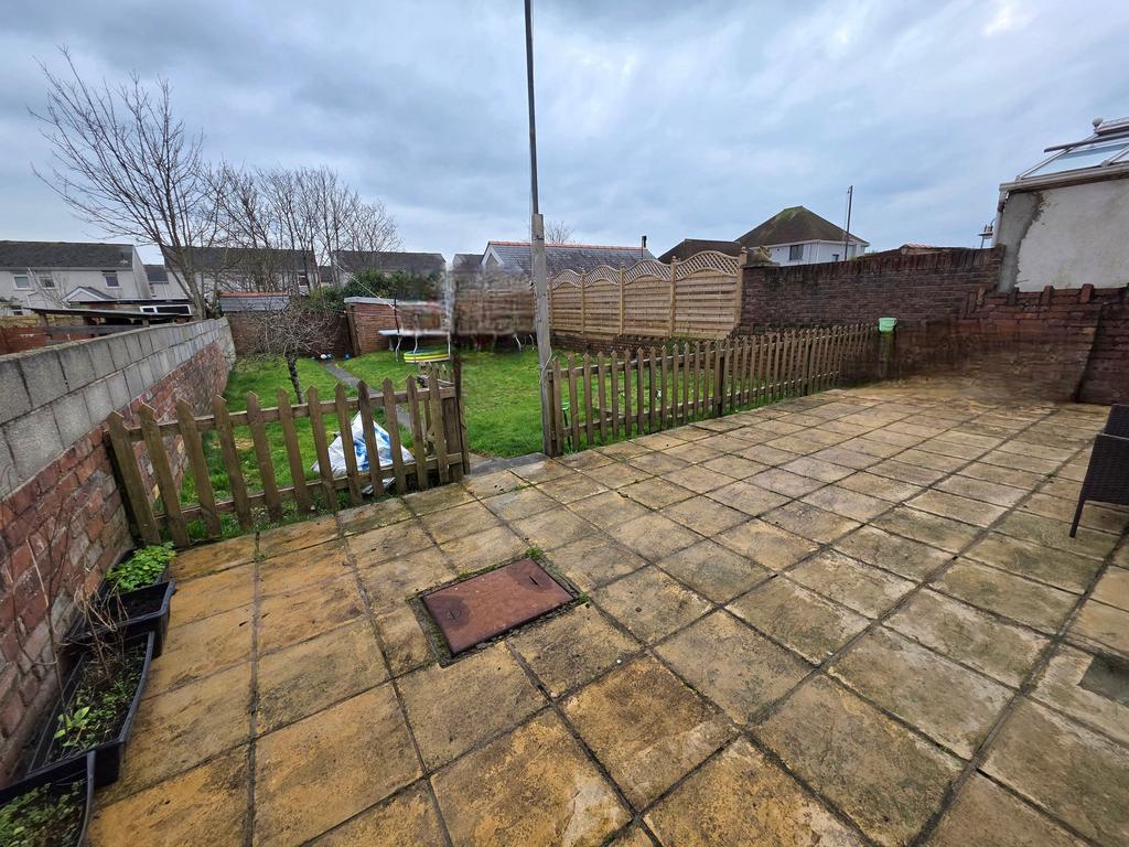 Rear garden