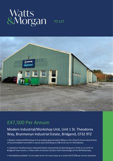 Warehouse to rent, Unit 1 St. Theodores Way Bridgend CF32 9TZ