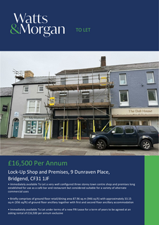 Restaurant to rent, 9 Dunraven Pl Bridgend CF31 1JF