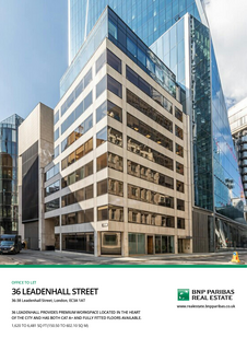 Office to rent, 36-38 Leadenhall St London EC3A 1AT