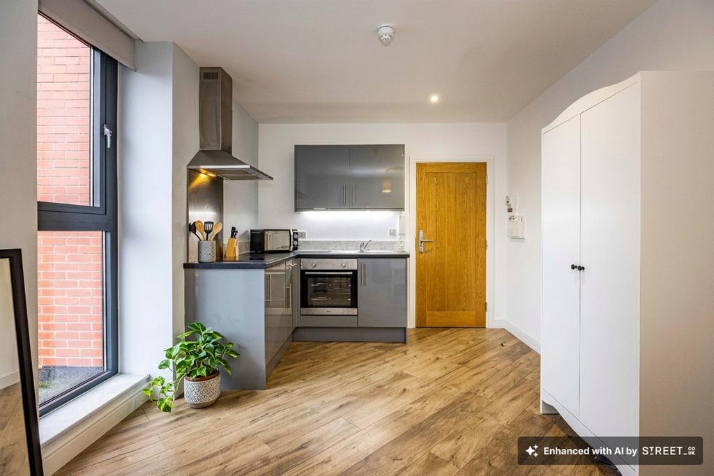 Bedroom, Living Area &amp; Kitchen