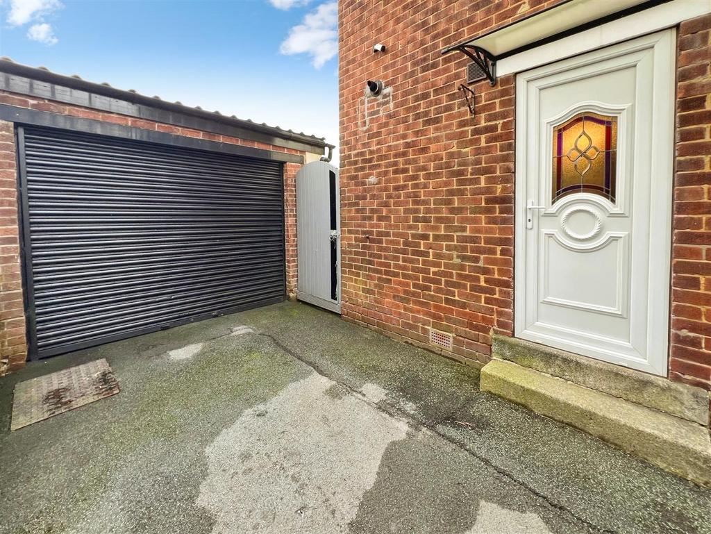 Side Entrance &amp; Garage