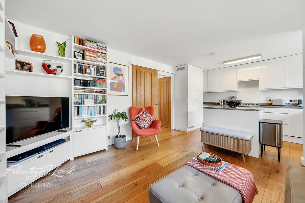 Open-plan living area, open plan living