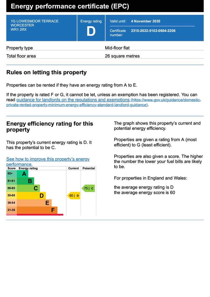 EPC Certificate