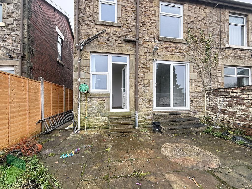 Rear elevation and garden
