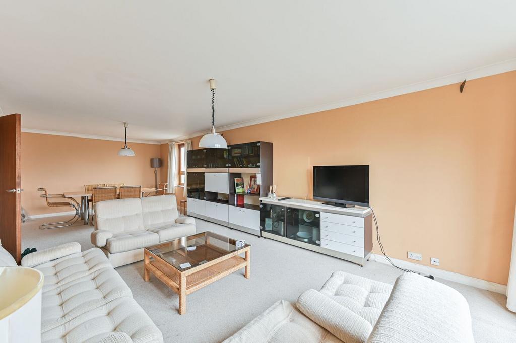 Open-plan living area, open plan living