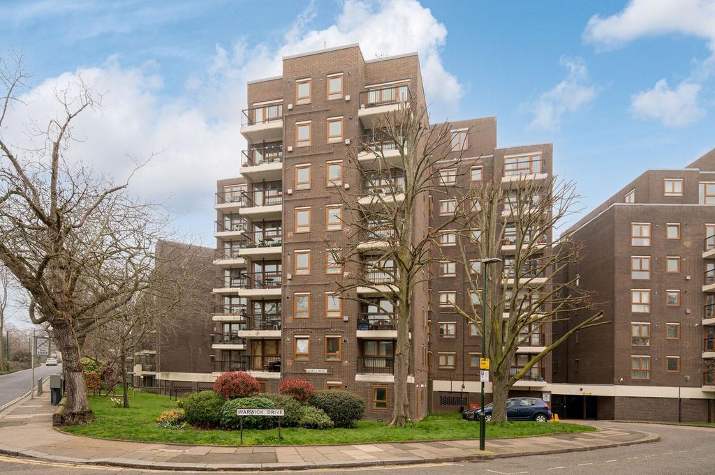 Apartment building facade, block of apartments