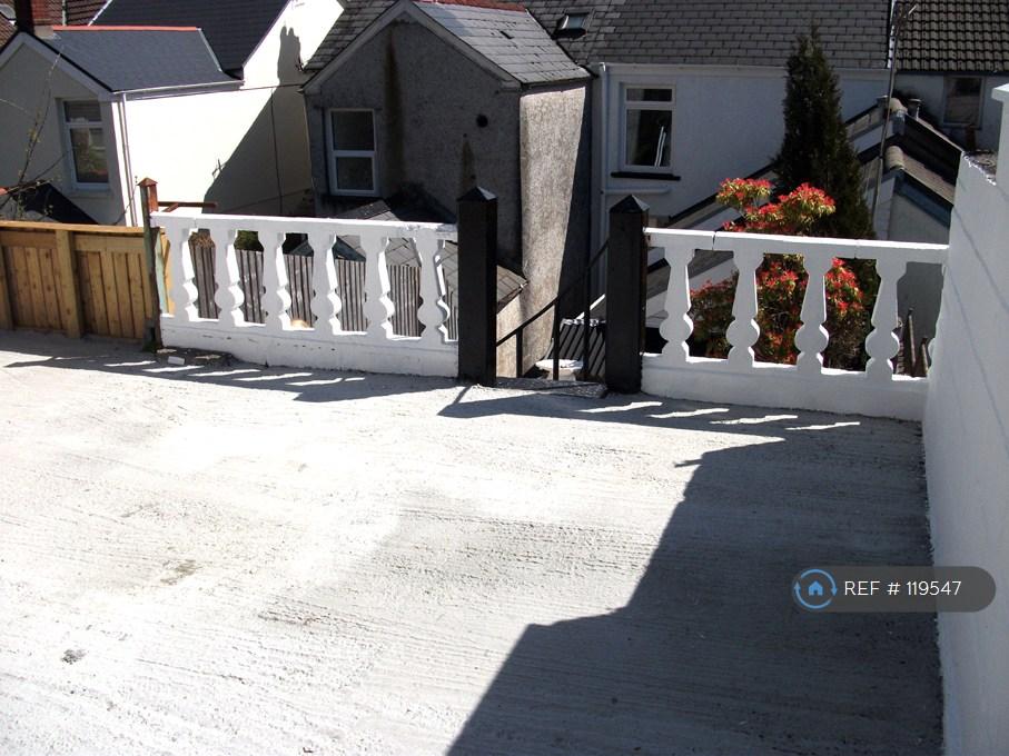 Upper Patio Area.