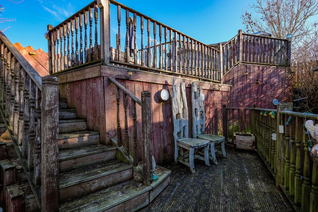 Decked terrace