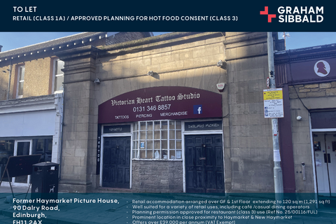 Retail property (high street) to rent, 90 Dalry Rd Edinburgh EH11 2AX