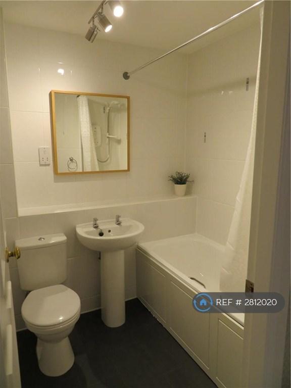 Modern Bathroom With Bath And Shower