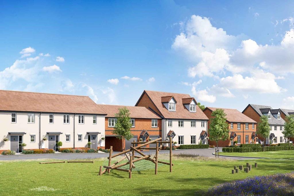 Featuring a dedicated playground and green open...