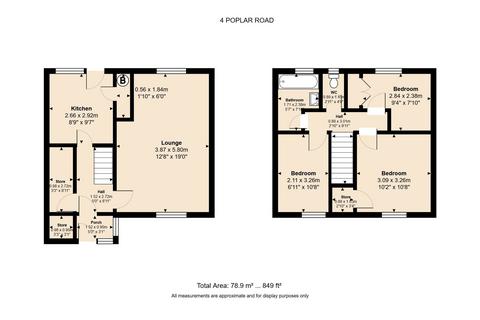 3 bedroom terraced house for sale, Poplar Road, Croesyceiliog, NP44