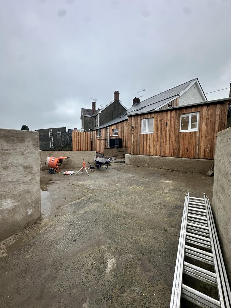 Rear of property