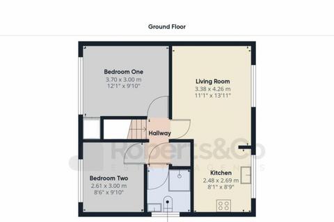 2 bedroom flat to rent, Wood Bank Preston PR1 9BN