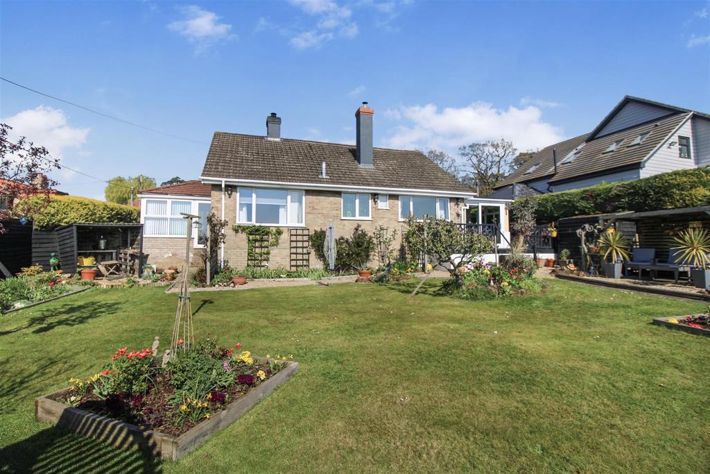 Rear of property