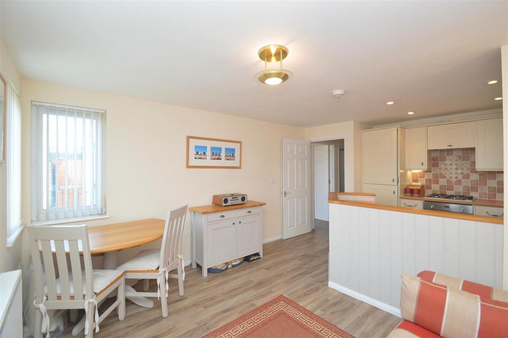 Dining area and kitchen
