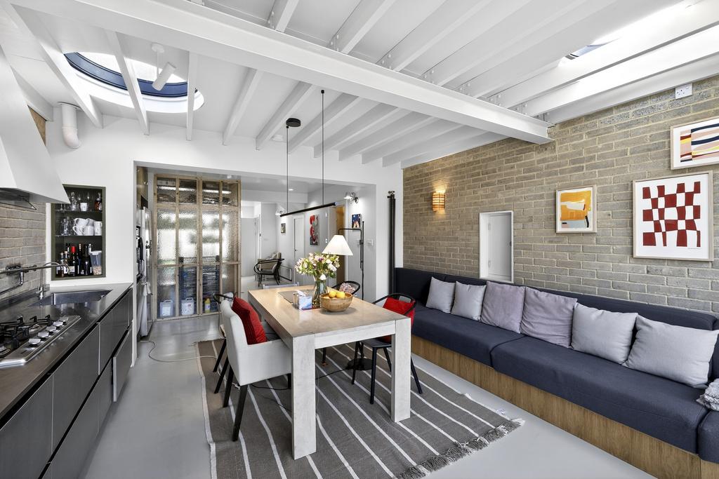 Open-plan living area, open plan living