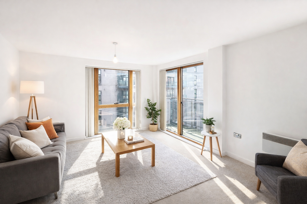 City centre apartment with secure parking