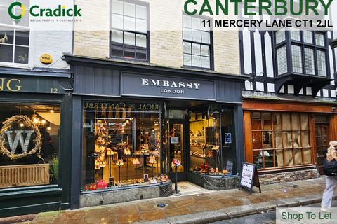 Retail property (high street) to rent, 11 Mercery Ln Canterbury CT1 2JJ