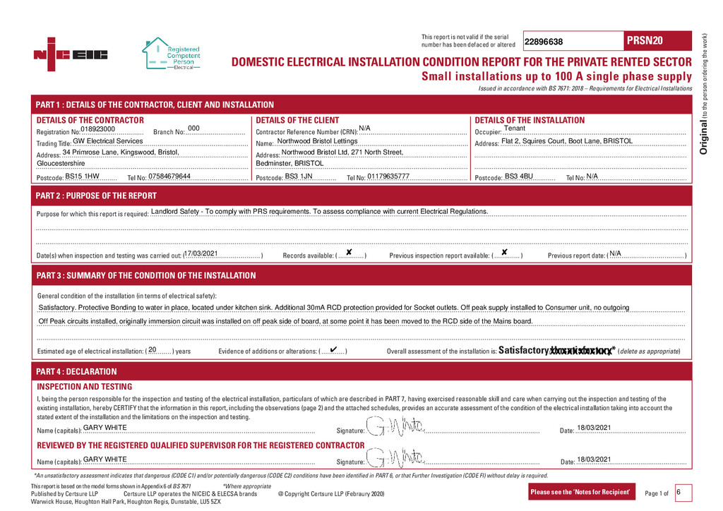 EPC Certificate