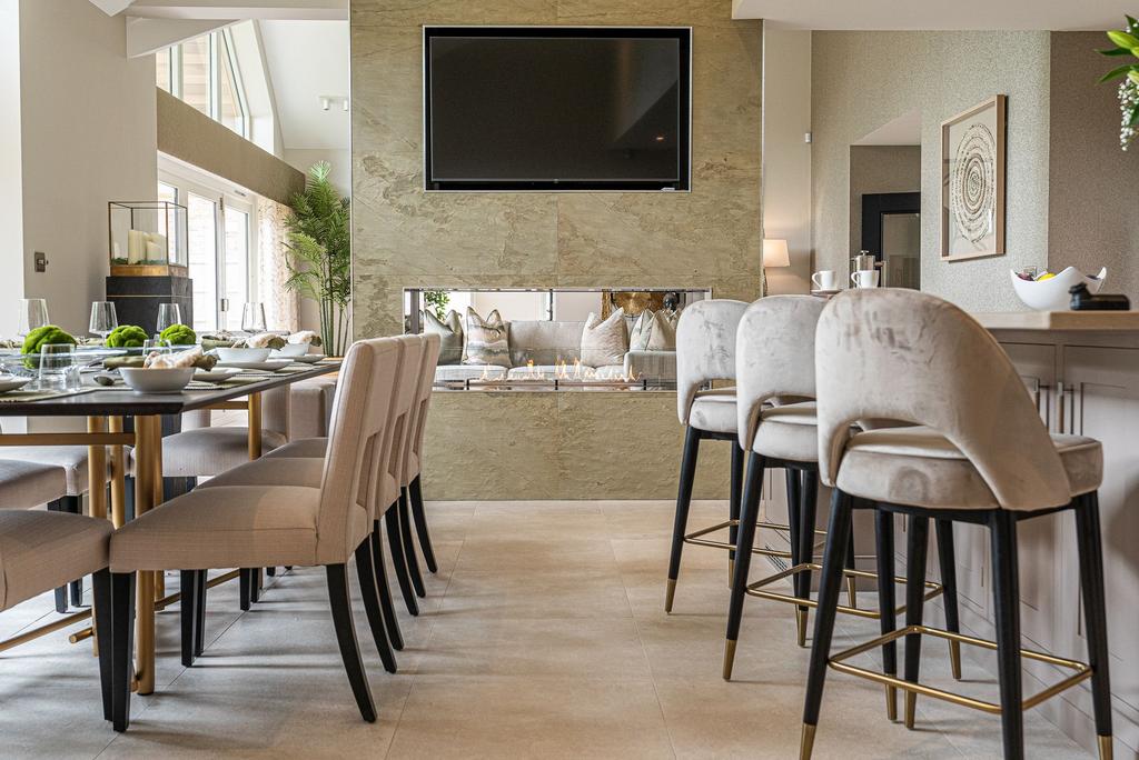 Kitchen and dining area