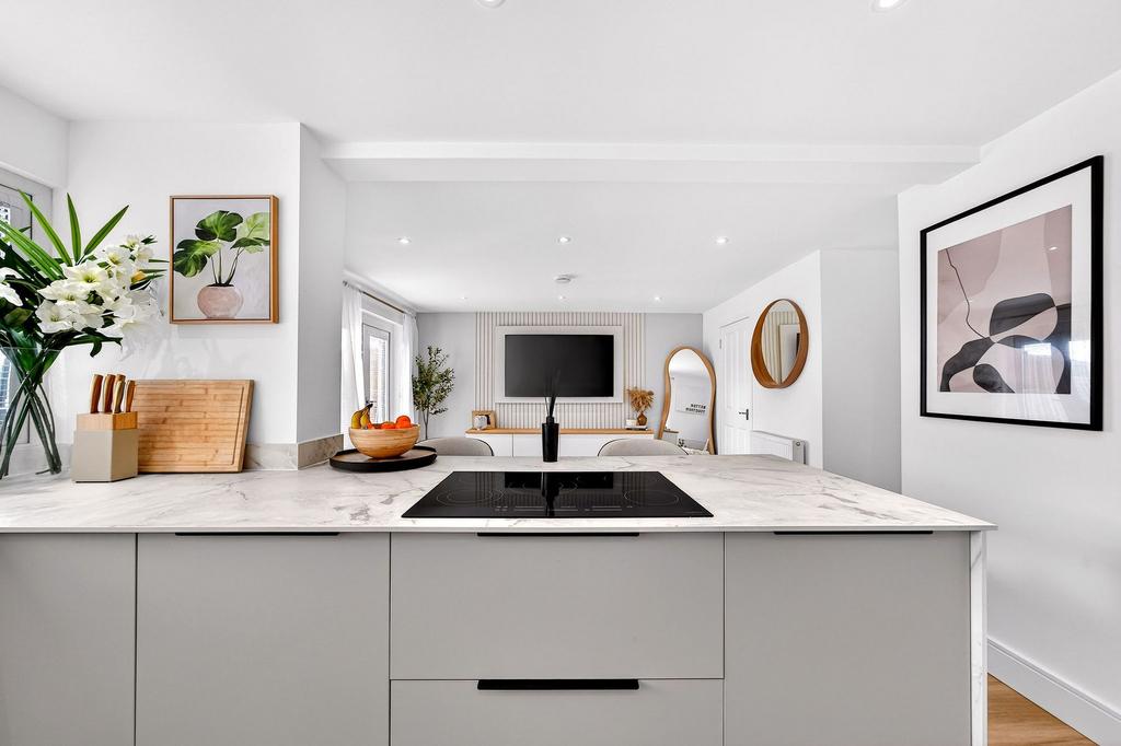 Open Plan Kitchen and Lounge