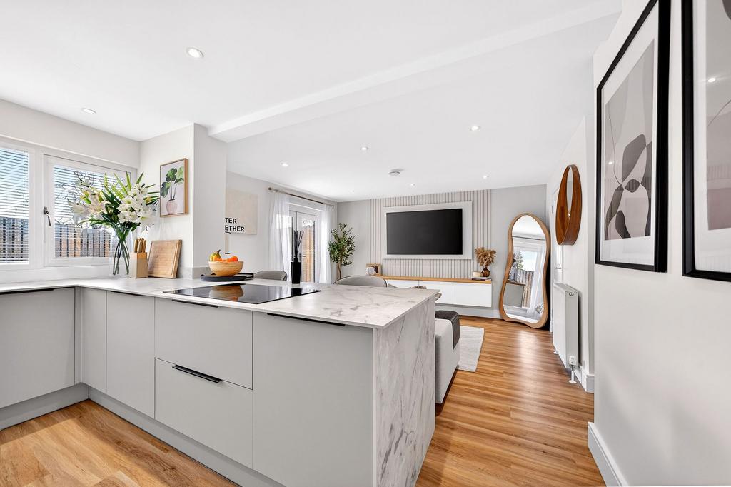 Open Plan Kitchen and Lounge