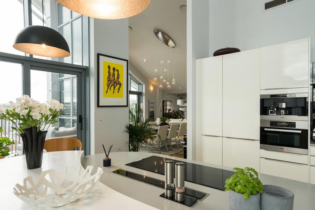 Open plan kitchen