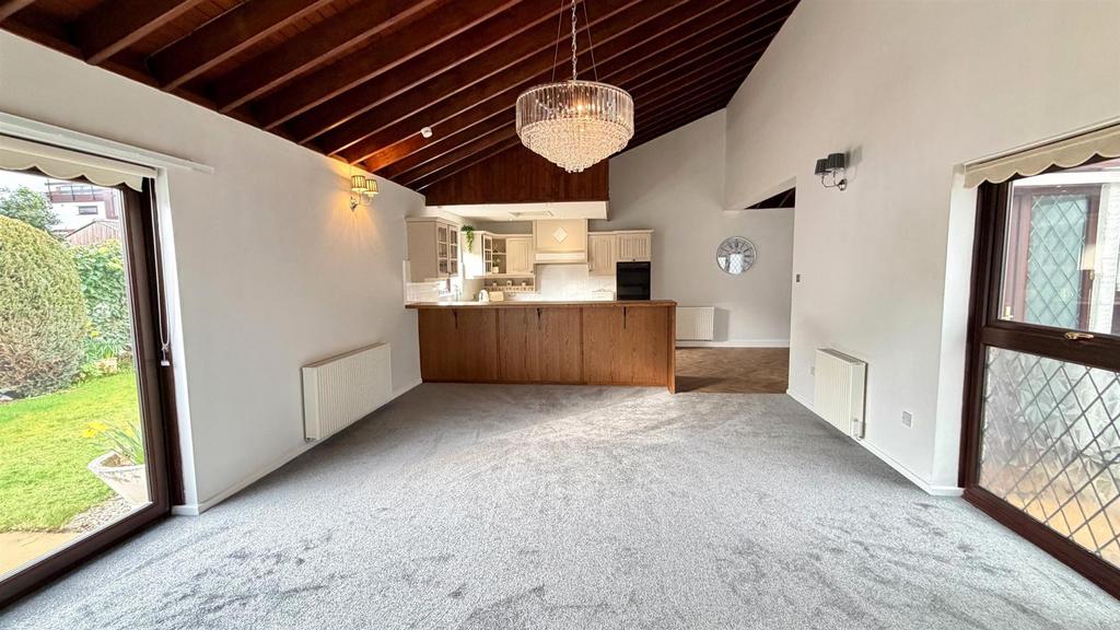 Lounge to kitchen
