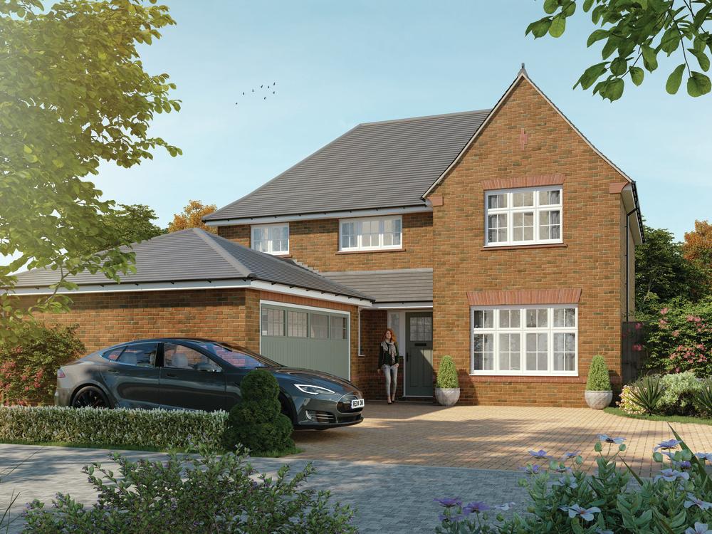 Ledsham CGI with brick finish