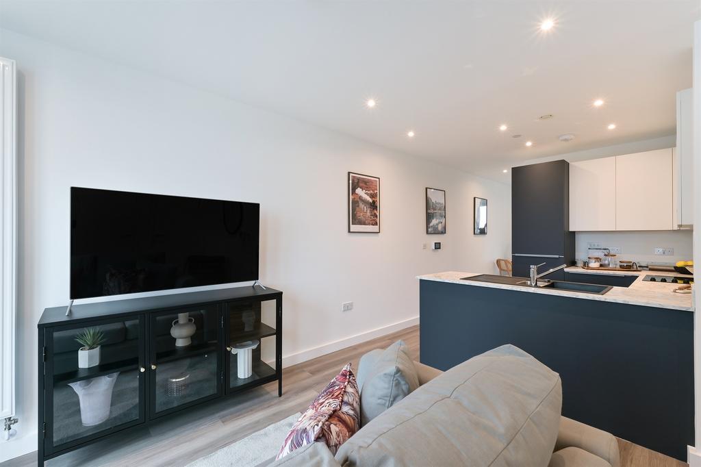 Open-plan living area, open plan living