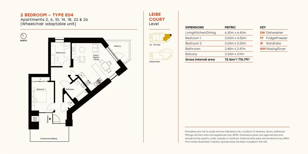 Studio apartment interior, open plan living