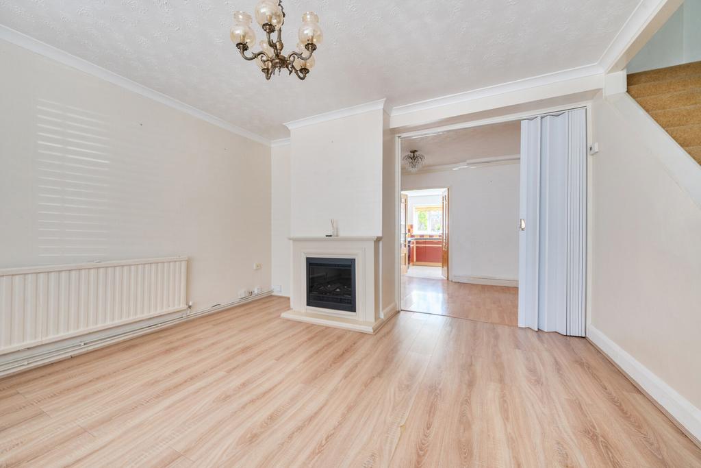 Living room, fireplace