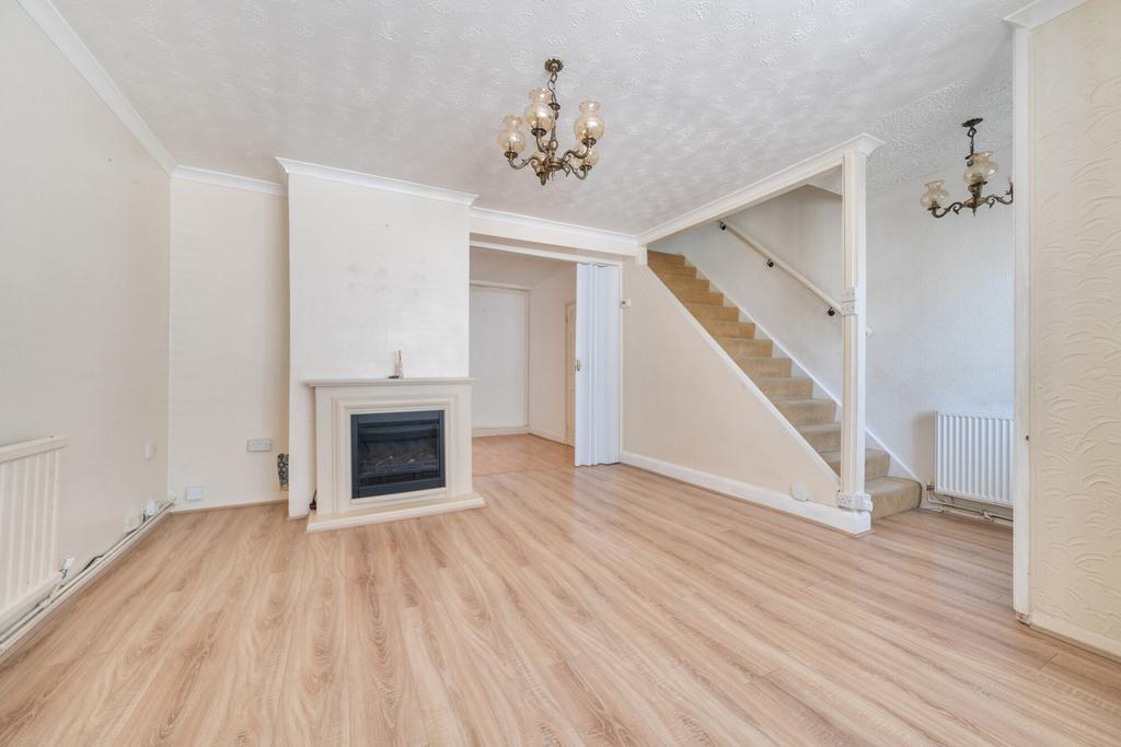 Living room, fireplace