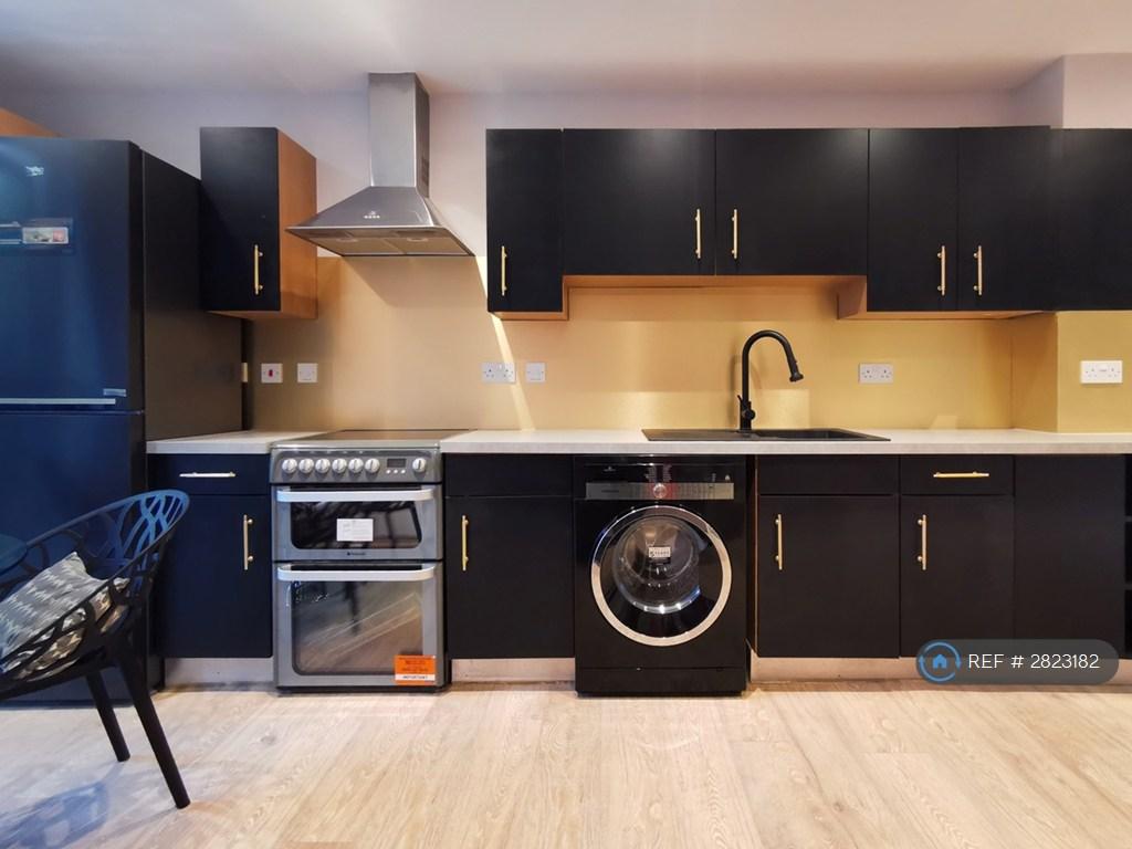 Living Room And Open Kitchen
