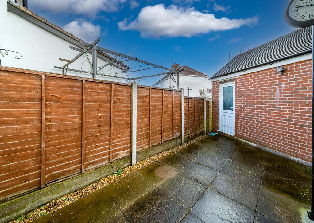 Rear courtyard