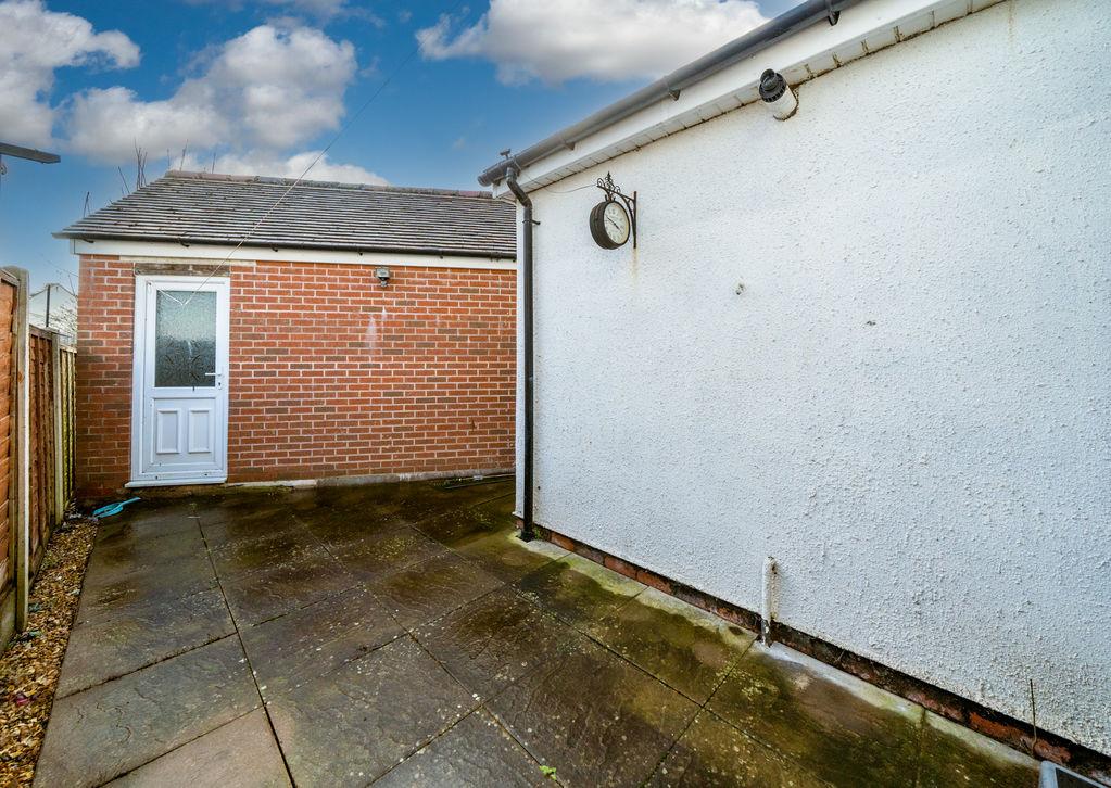 Rear courtyard