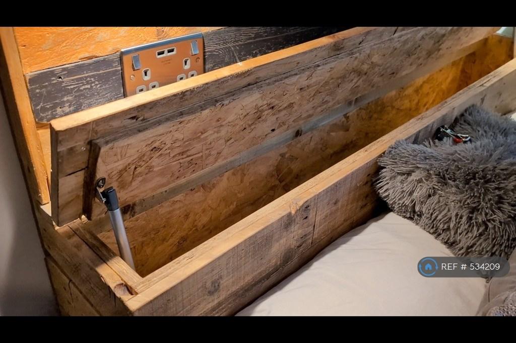 Headboard Storage