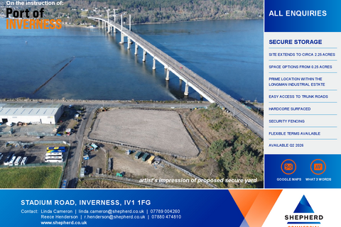 Land to rent, 3 Stadium Rd Inverness IV1 1FG