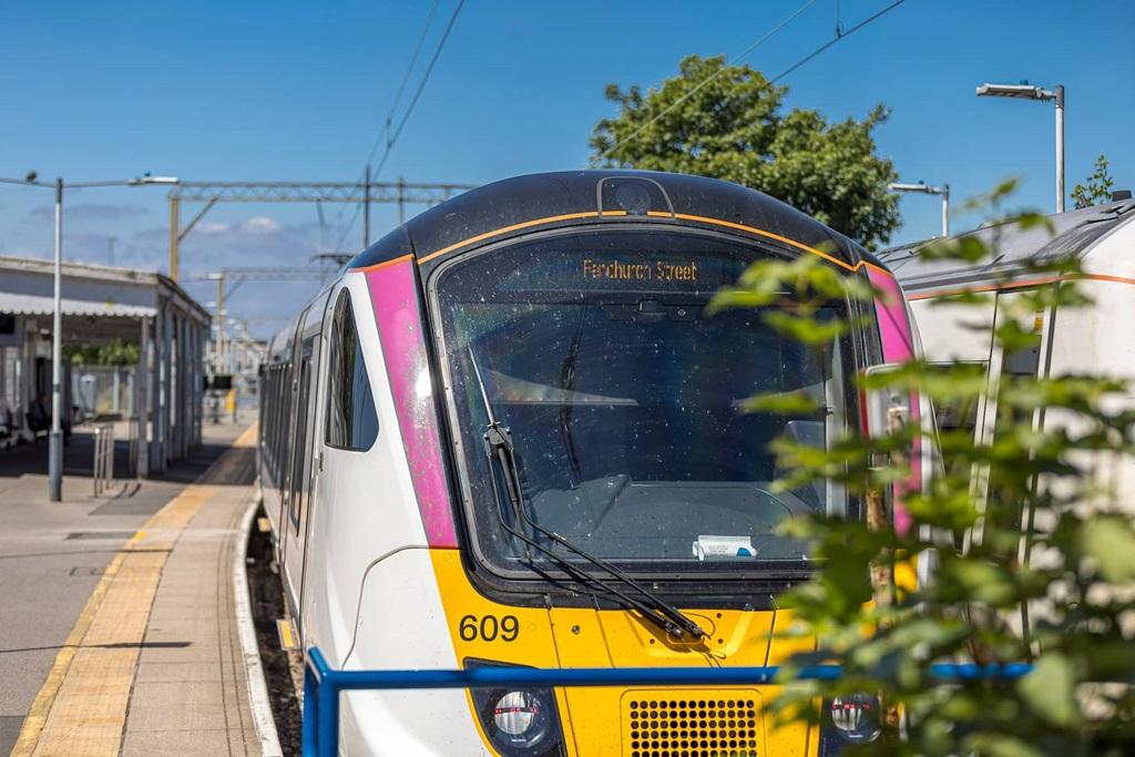 Shoeburyness Railway Station, the terminus of...