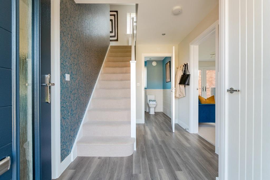 The Carrdale has a bright and welcoming hallway