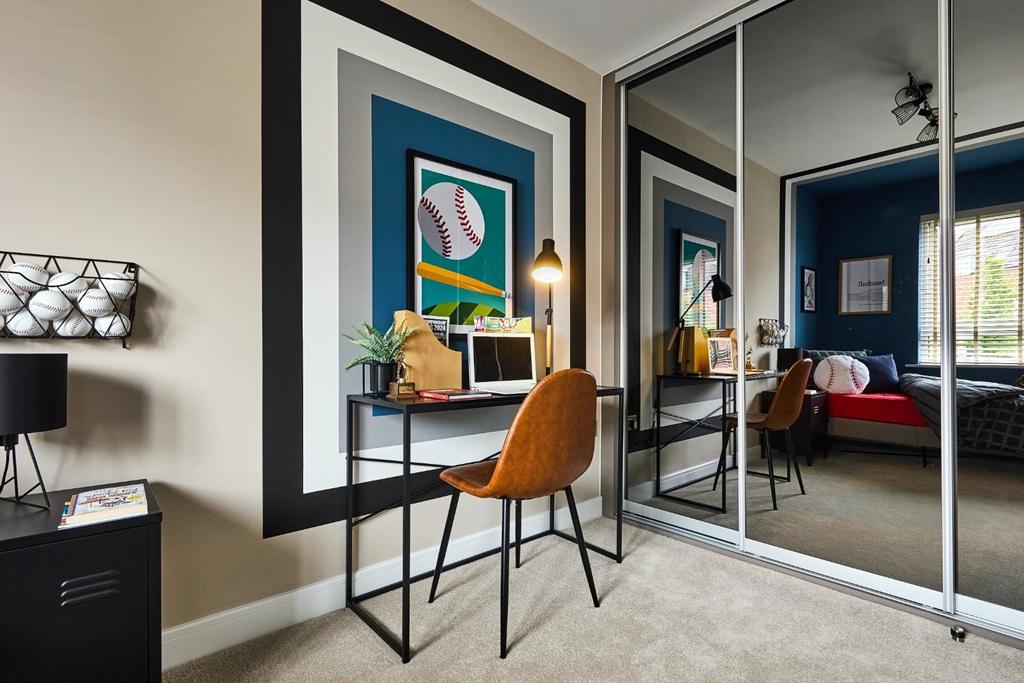 All bedrooms provide ample space for storage