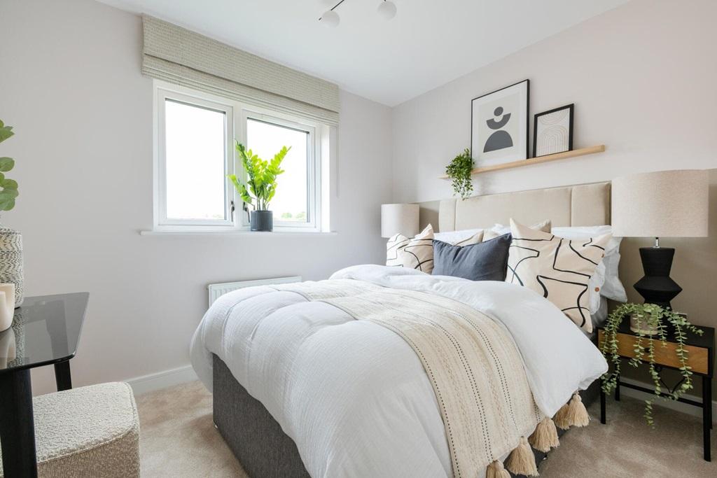 There's a spacious second double bedroom, ideal...