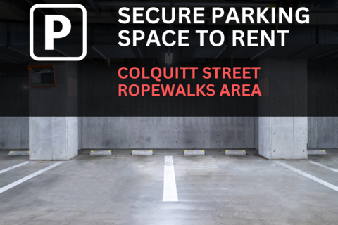 Apartment to rent, Secure Parking Space in Ropewalks area