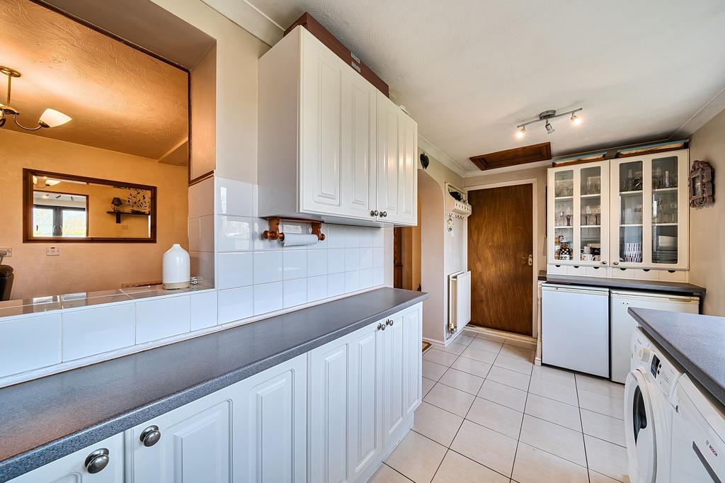Kitchen With Internal Garage Access Door